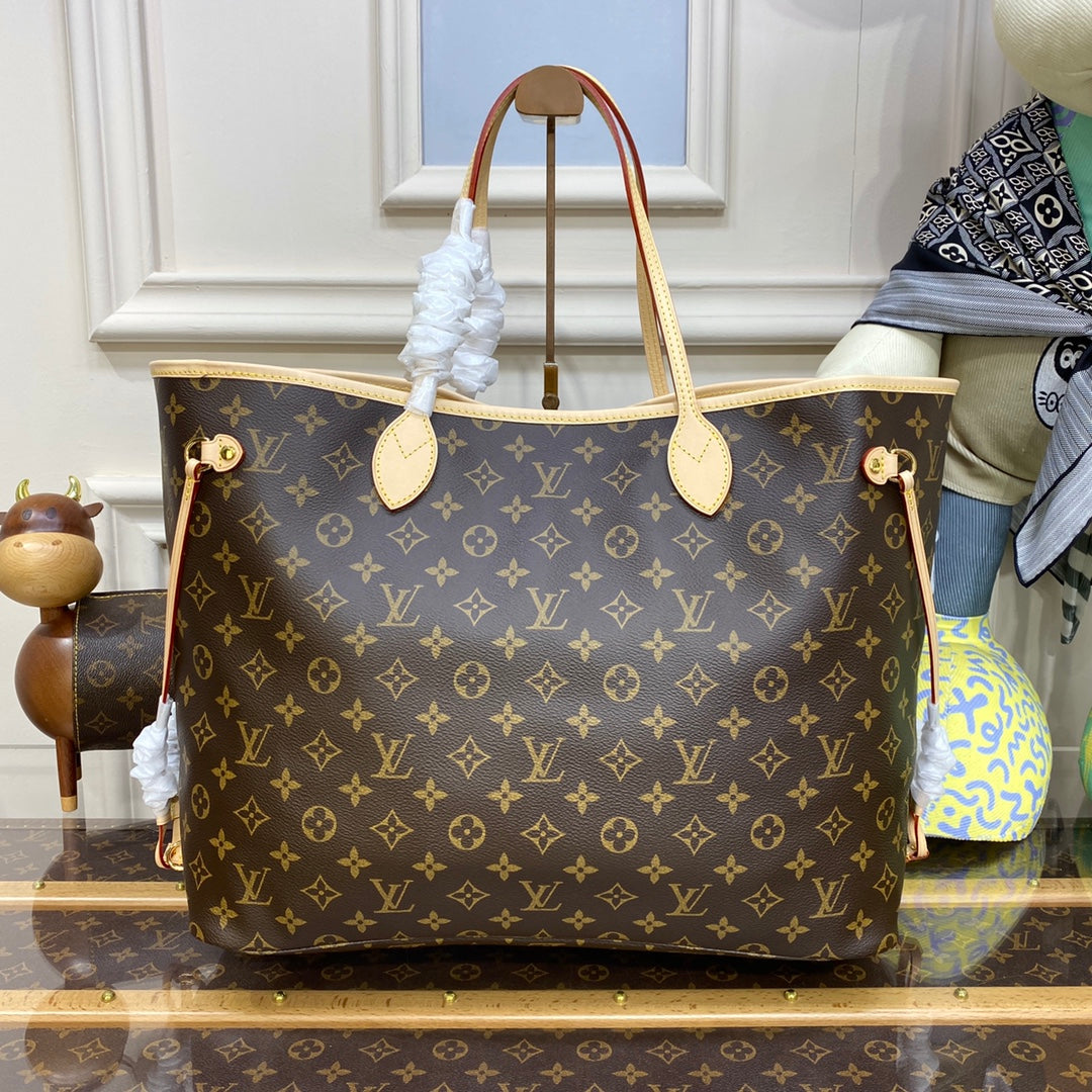 Louis Vuitton Neverfull GM Bag M40992 Monogram Canvas Yellow