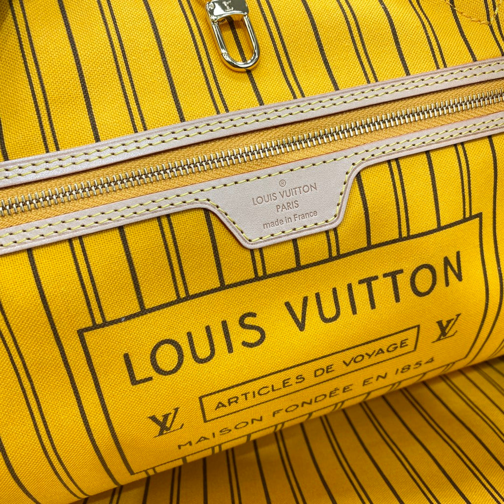 Louis Vuitton Neverfull GM Bag M40992 Monogram Canvas Yellow