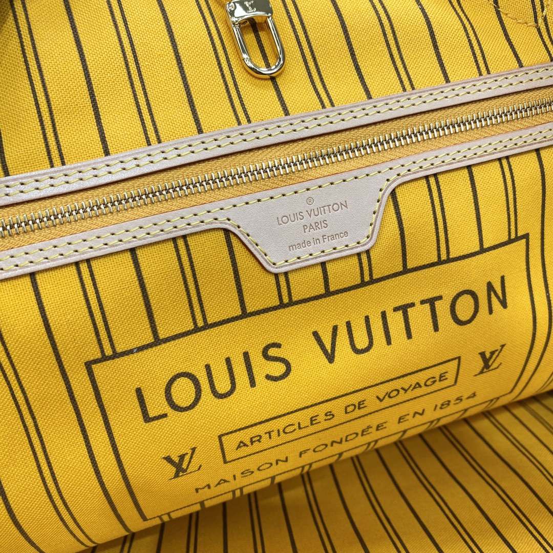 Louis Vuitton Neverfull GM Bag M40992 Monogram Canvas Yellow