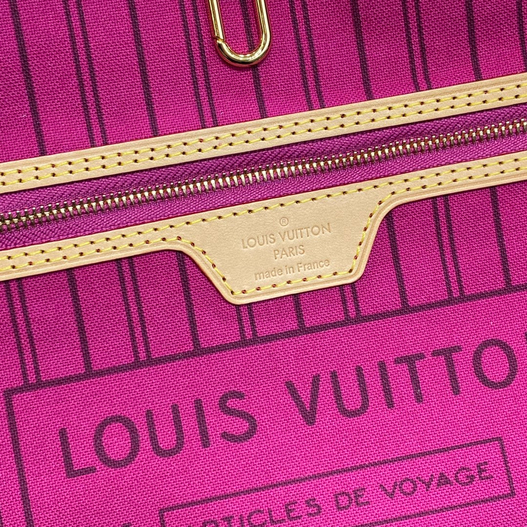Louis Vuitton Neverfull GM Bag M41180 Monogram Canvas Plum