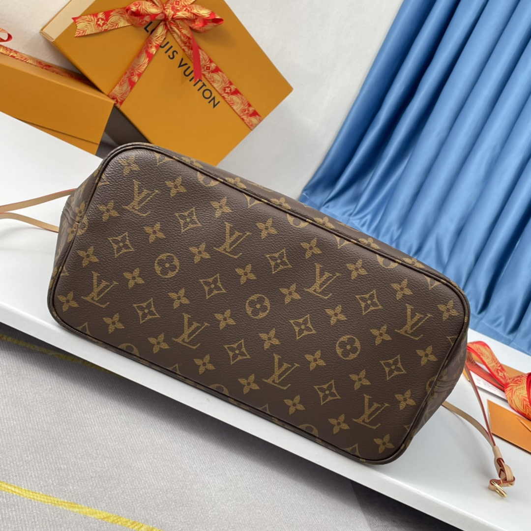 Louis Vuitton Neverfull MM Tote Bag M41177 Monogram Canvas Cherry