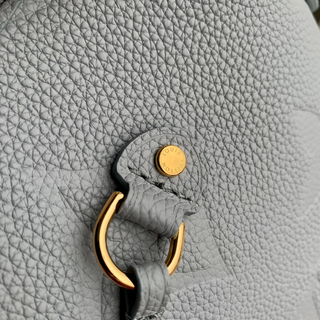 Louis Vuitton Neverfull MM Bag M46482 Blue Leather