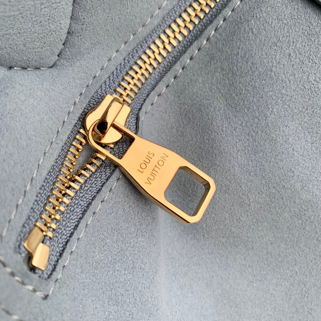 Louis Vuitton Neverfull MM Bag M46482 Blue Leather