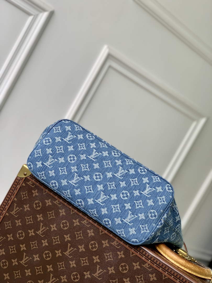 Louis Vuitton Neverfull MM Bag M13192 Denim Blue