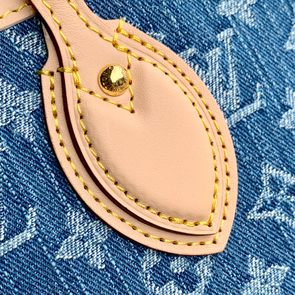 Louis Vuitton Neverfull MM Bag M13192 Denim Blue