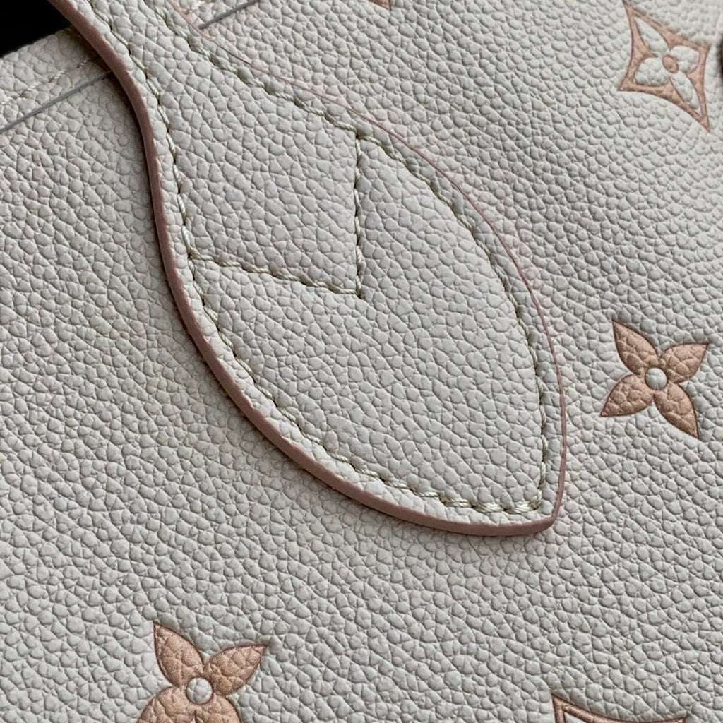 Louis Vuitton Neverfull MM Bag M14285 Eden grained cowhide leather