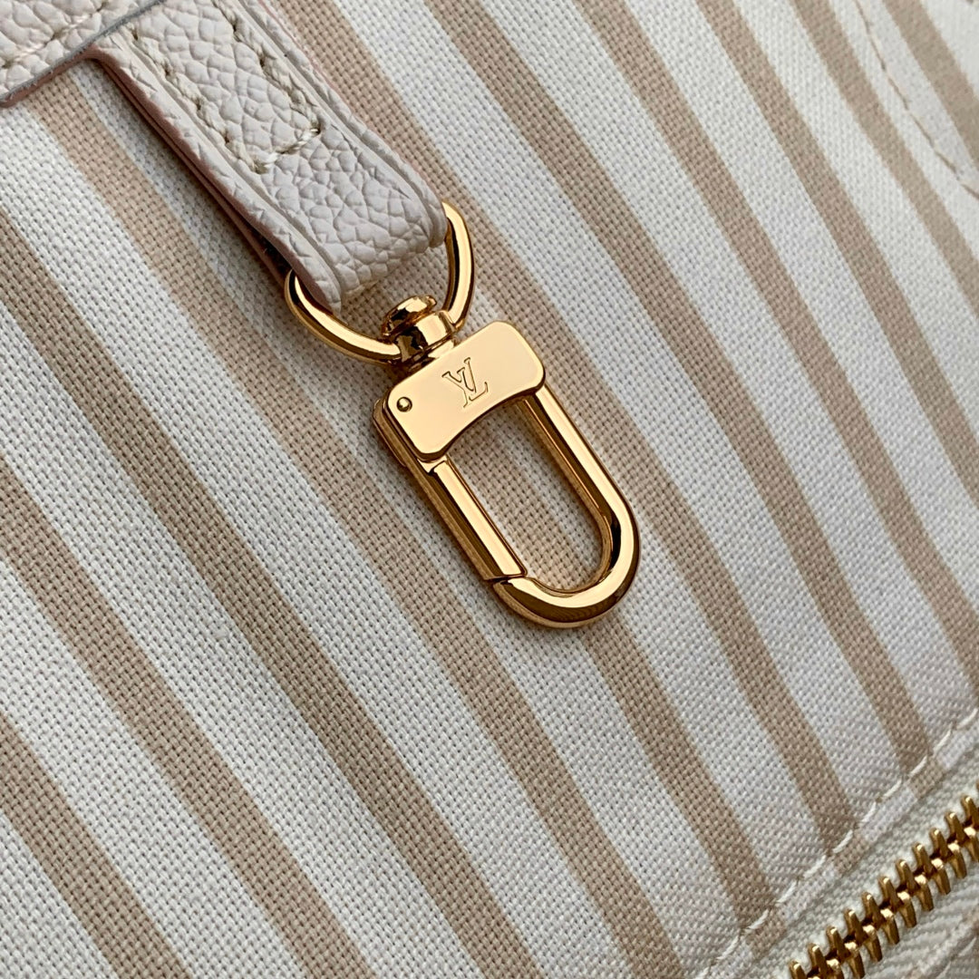 Louis Vuitton Neverfull MM Bag M14285 Eden grained cowhide leather
