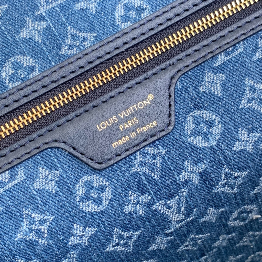 Louis Vuitton Neverfull MM Bag M14856 Denim Blue