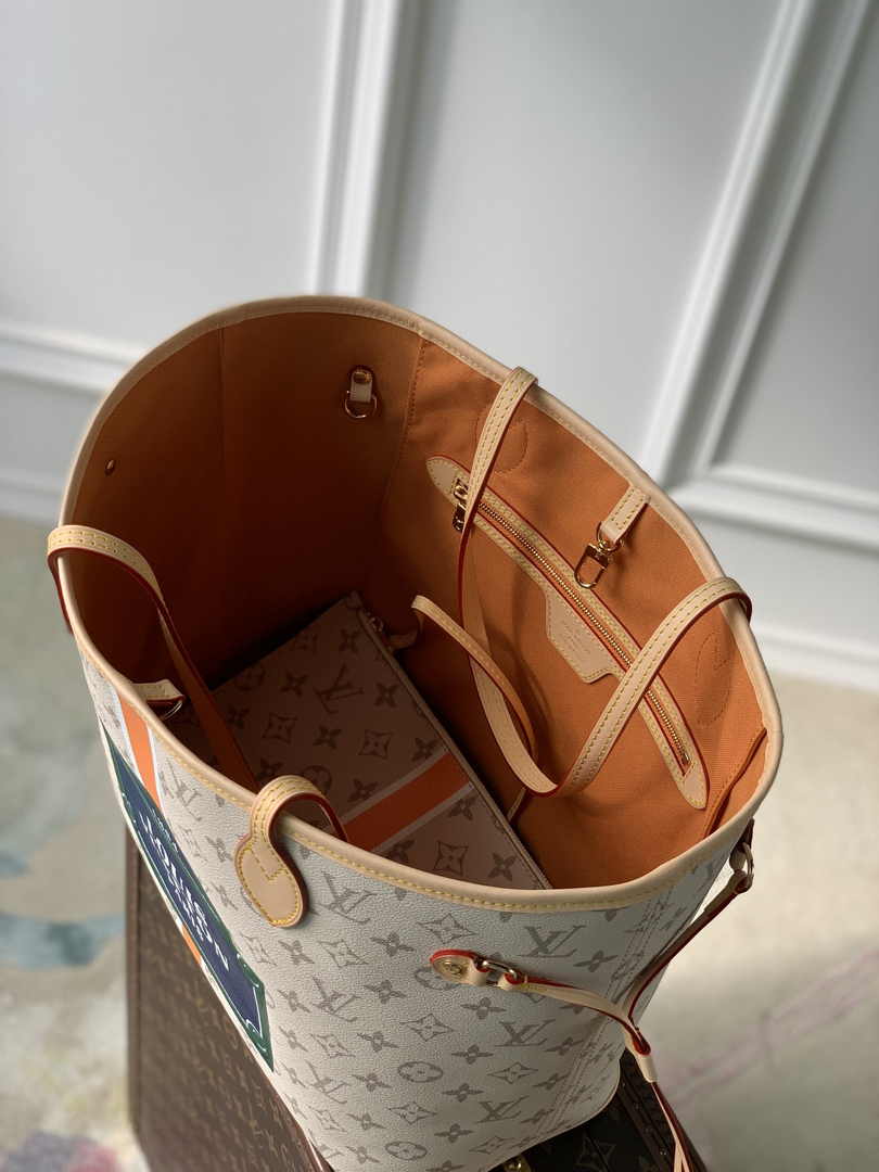 Louis Vuitton Neverfull MM Bag M23501 Monopaname canvas