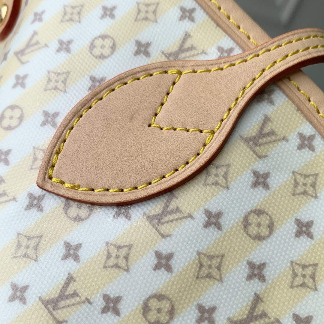 Louis Vuitton Neverfull MM Bag, M28457 Banana Coated Canvas