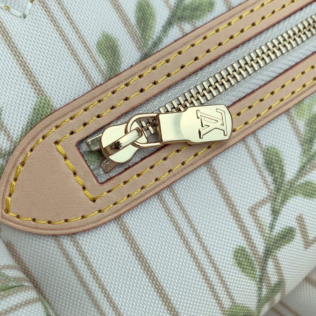 Louis Vuitton Neverfull MM Bag, M28457 Banana Coated Canvas