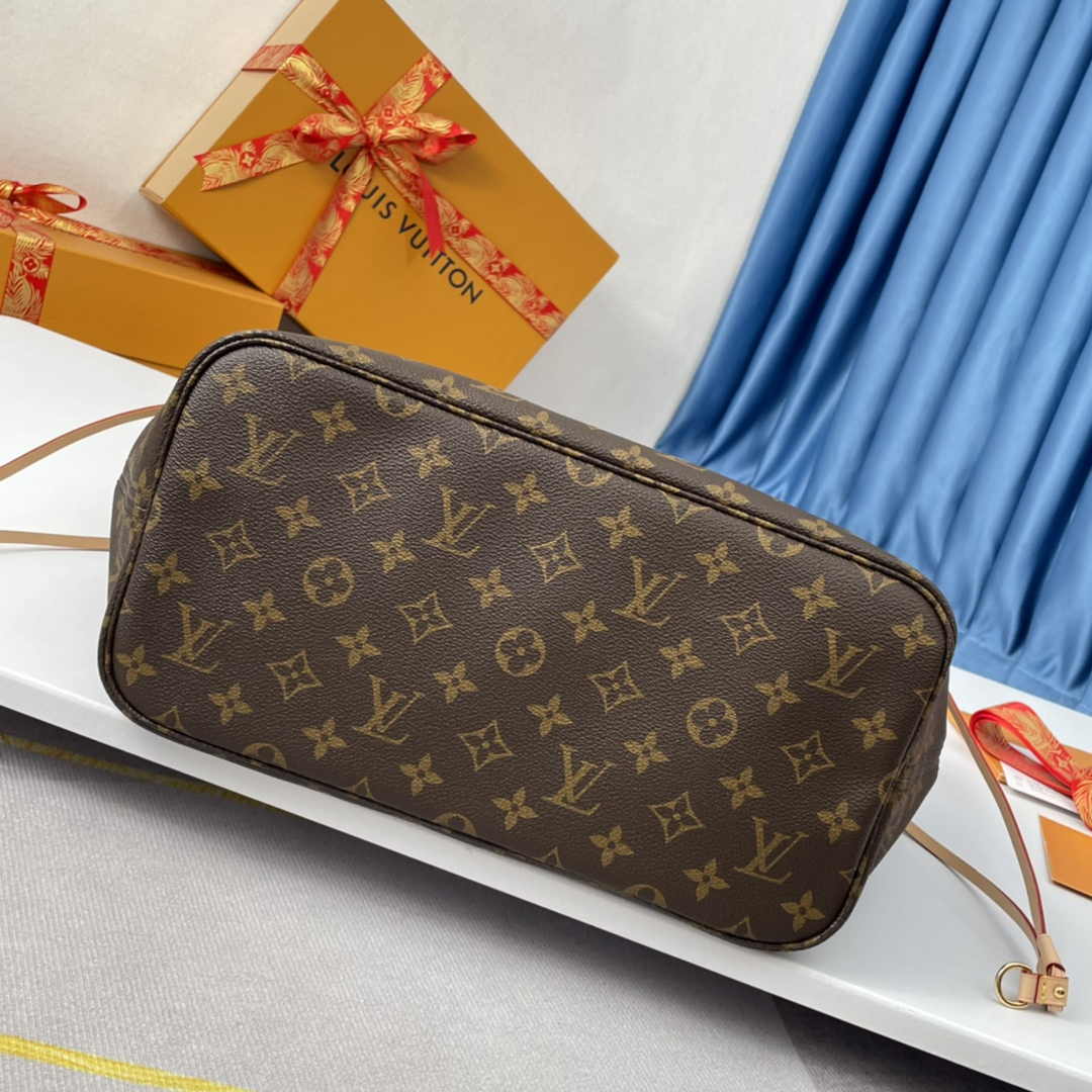 Louis Vuitton Neverfull MM Bag M50366 Monogram Canvas Pink