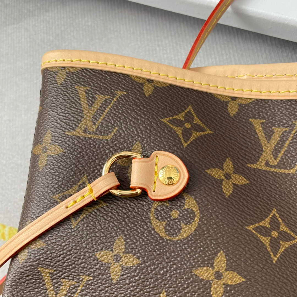 Louis Vuitton Neverfull MM Bag M50366 Monogram Canvas Pink