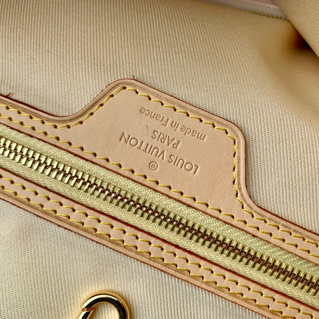 Louis Vuitton Neverfull MM Bag N40668 Peach Damier canvas