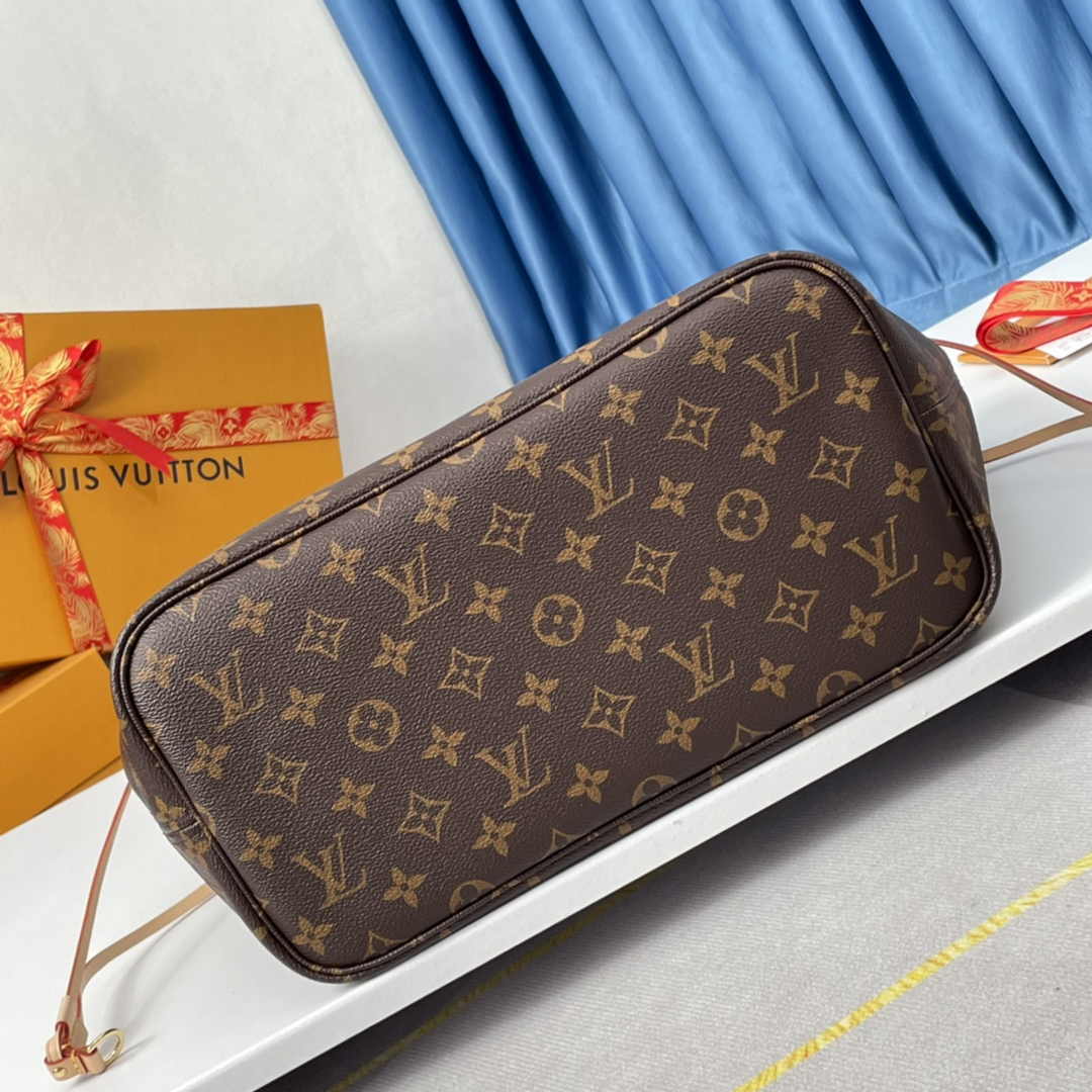 Louis Vuitton Neverfull MM Tote Bag M40995 Monogram Canvas Beige