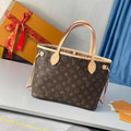 Louis Vuitton Neverfull PM Bag M41000 Monogram Canvas Beige