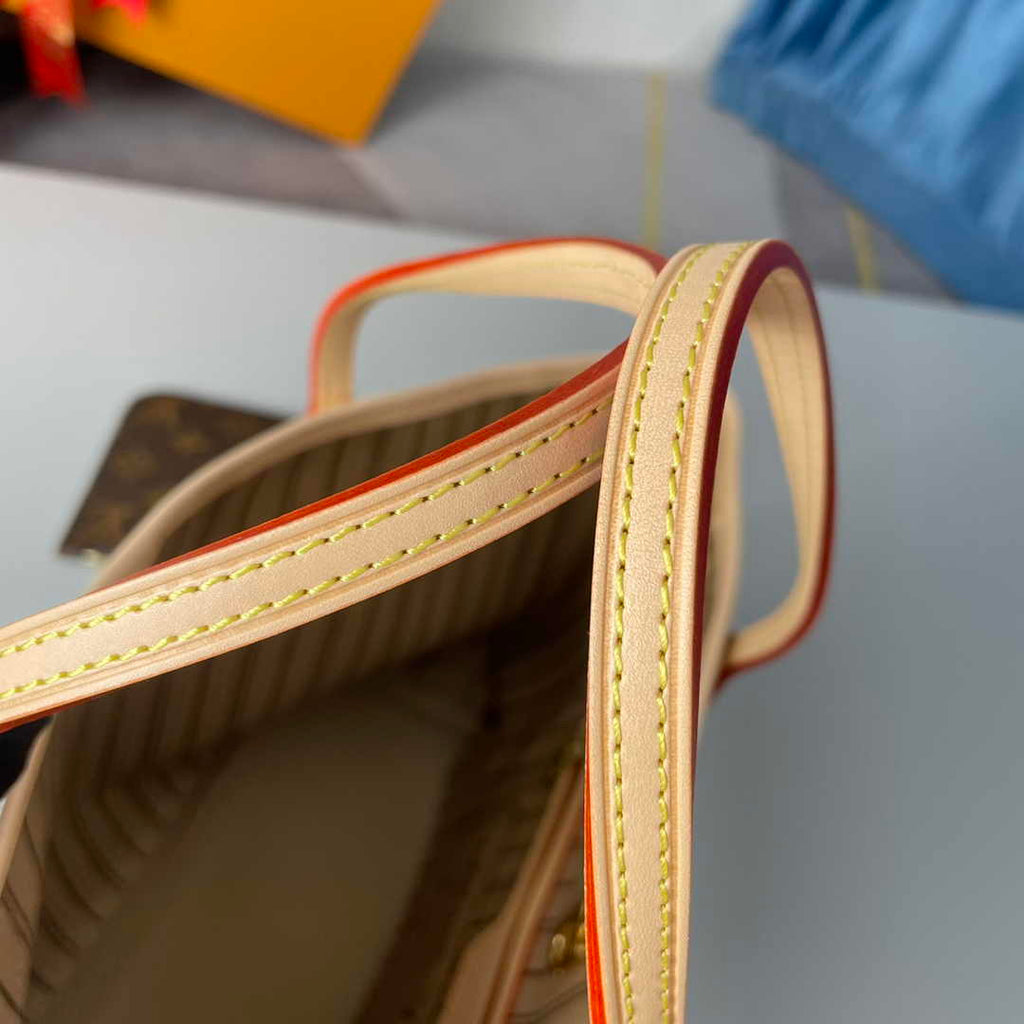 Louis Vuitton Neverfull PM Bag M41000 Monogram Canvas Beige