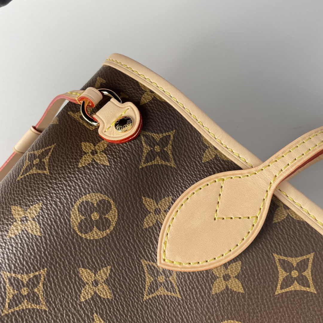 Louis Vuitton Neverfull PM Bag M41000 Monogram Canvas Beige