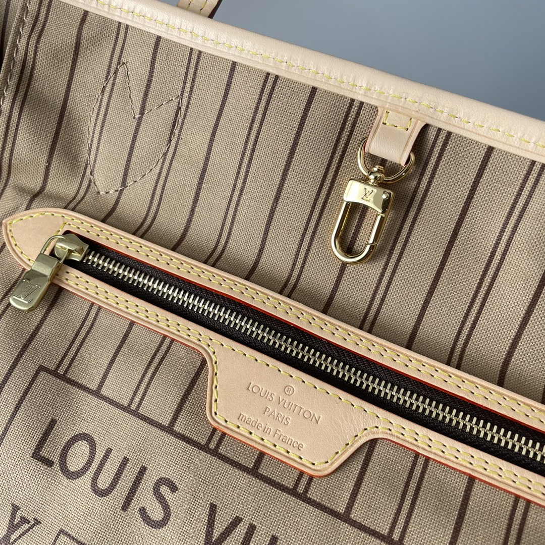 Louis Vuitton Neverfull PM Bag M41000 Monogram Canvas Beige