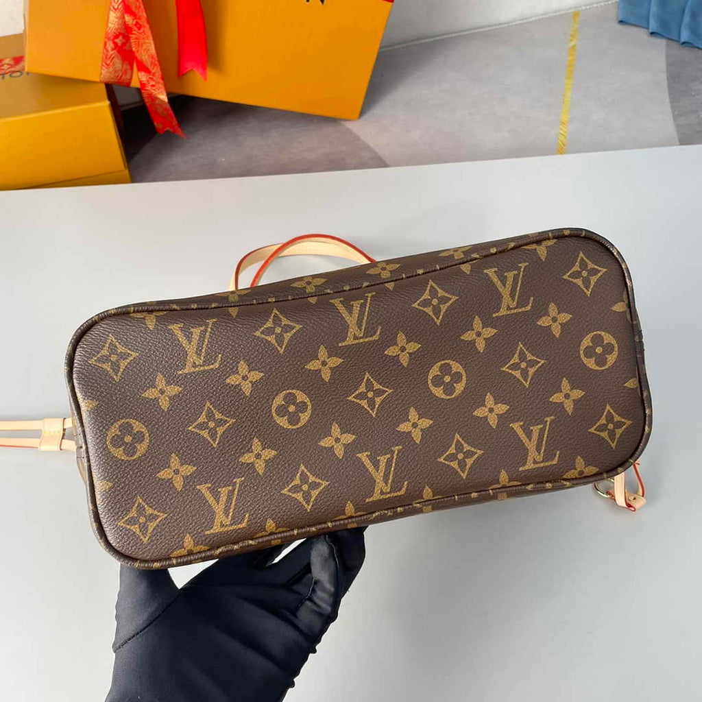 Louis Vuitton Neverfull PM Bag M41001 Monogram Canvas Red