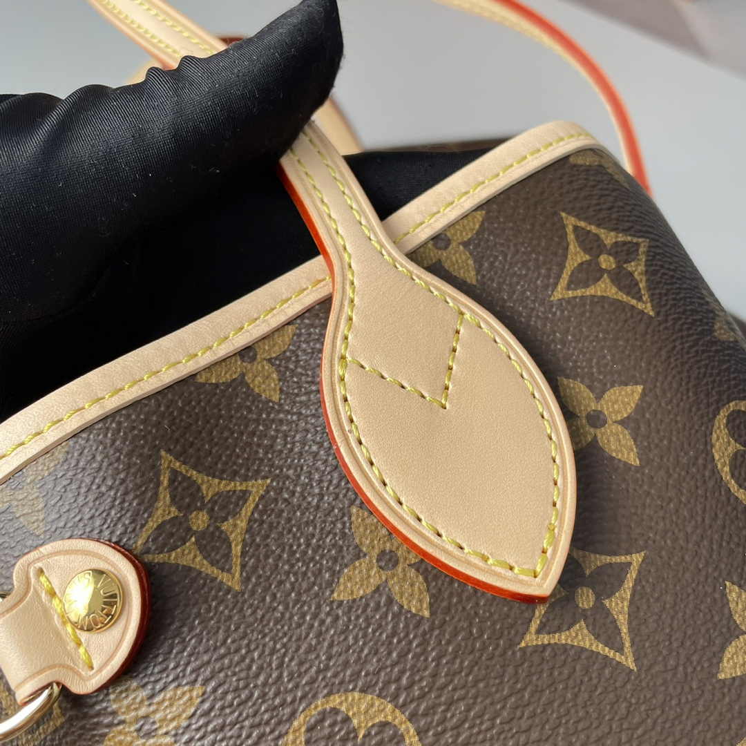 Louis Vuitton Neverfull PM Bag M41001 Monogram Canvas Red