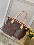Louis Vuitton Neverfull PM Bag M41001 Monogram Canvas Red