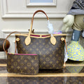 Louis Vuitton Neverfull PM Bag M41245 Monogram Canvas Plum