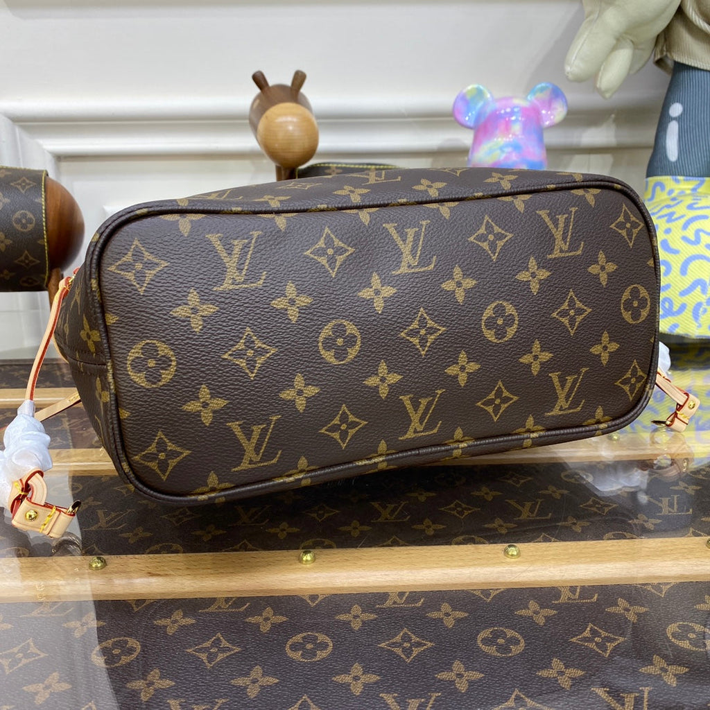 Louis Vuitton Neverfull PM Bag M41245 Monogram Canvas Plum