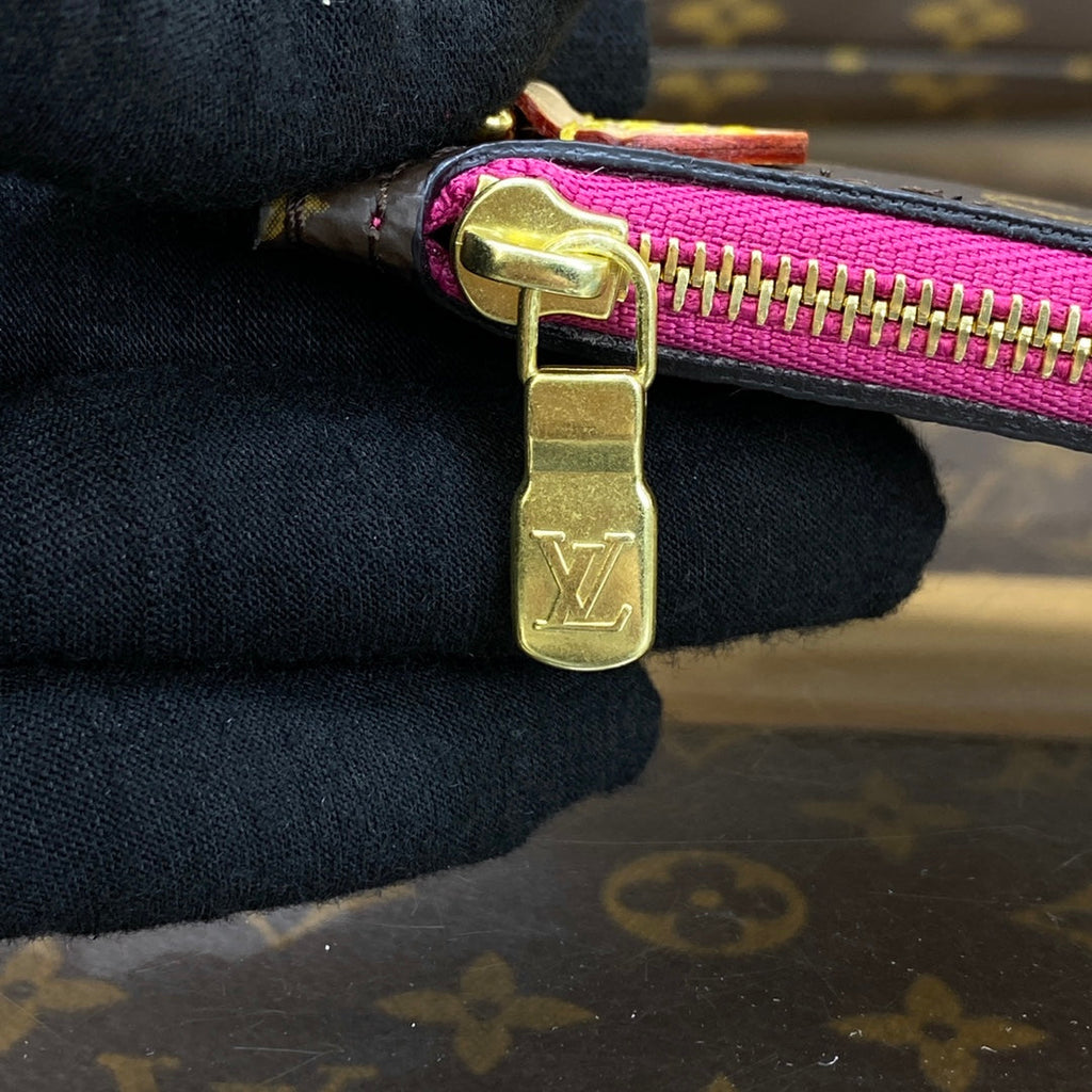 Louis Vuitton Neverfull PM Bag M41245 Monogram Canvas Plum