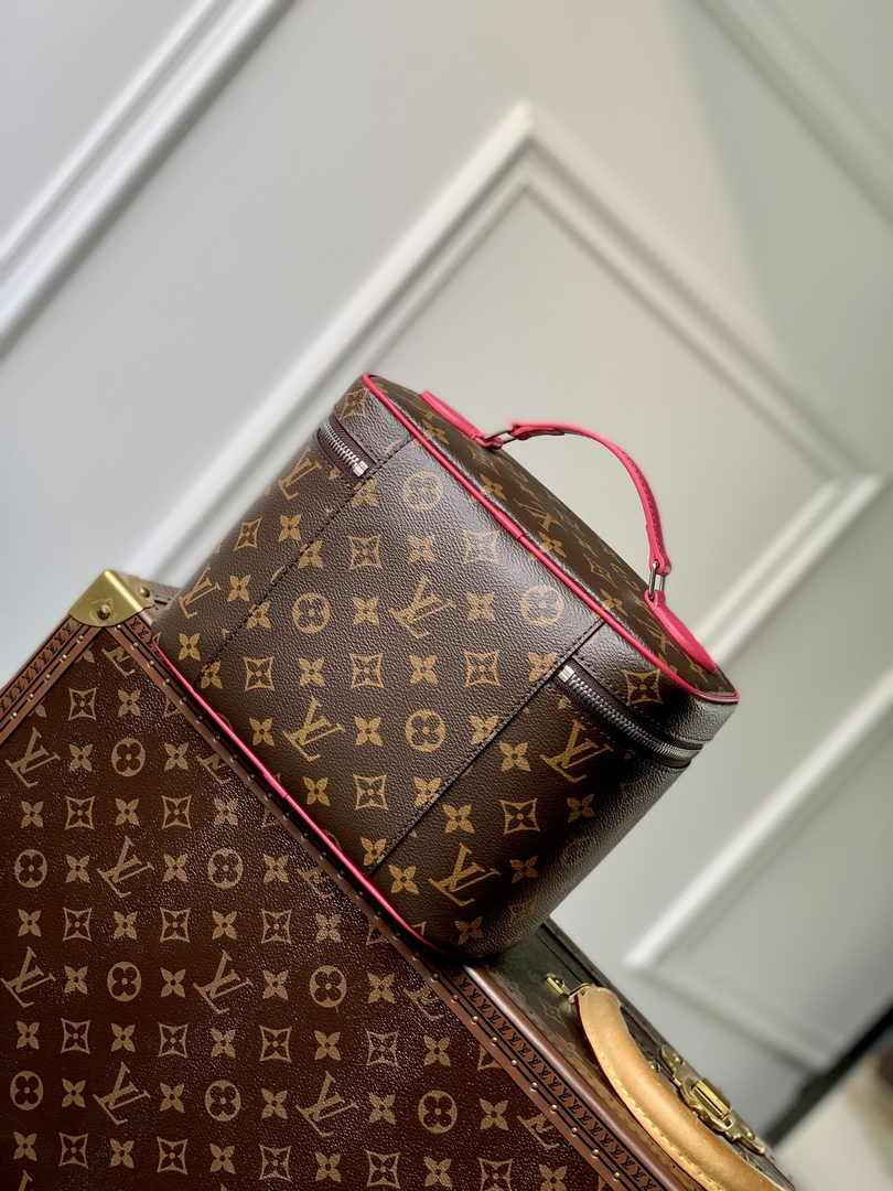 Louis Vuitton Nice BB Vanity M42265 Monogram Canvas Plum - Default Title - View 3