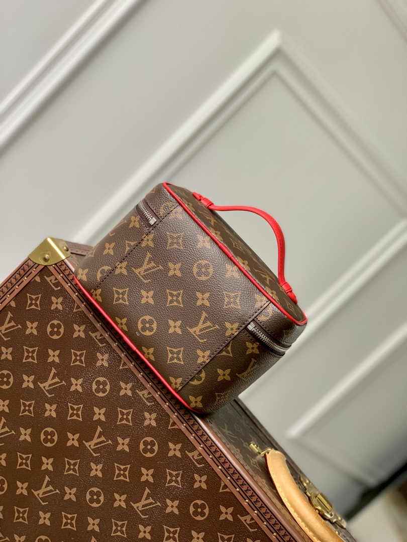 Louis Vuitton Nice Mini M46766 Monogram Canvas Red - Default Title - View 3