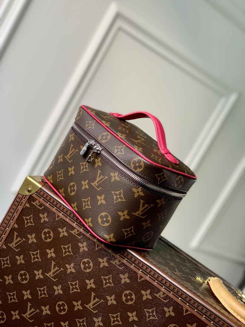Louis Vuitton Nice Mini M46767 Monogram Canvas Plum - Default Title - View 2