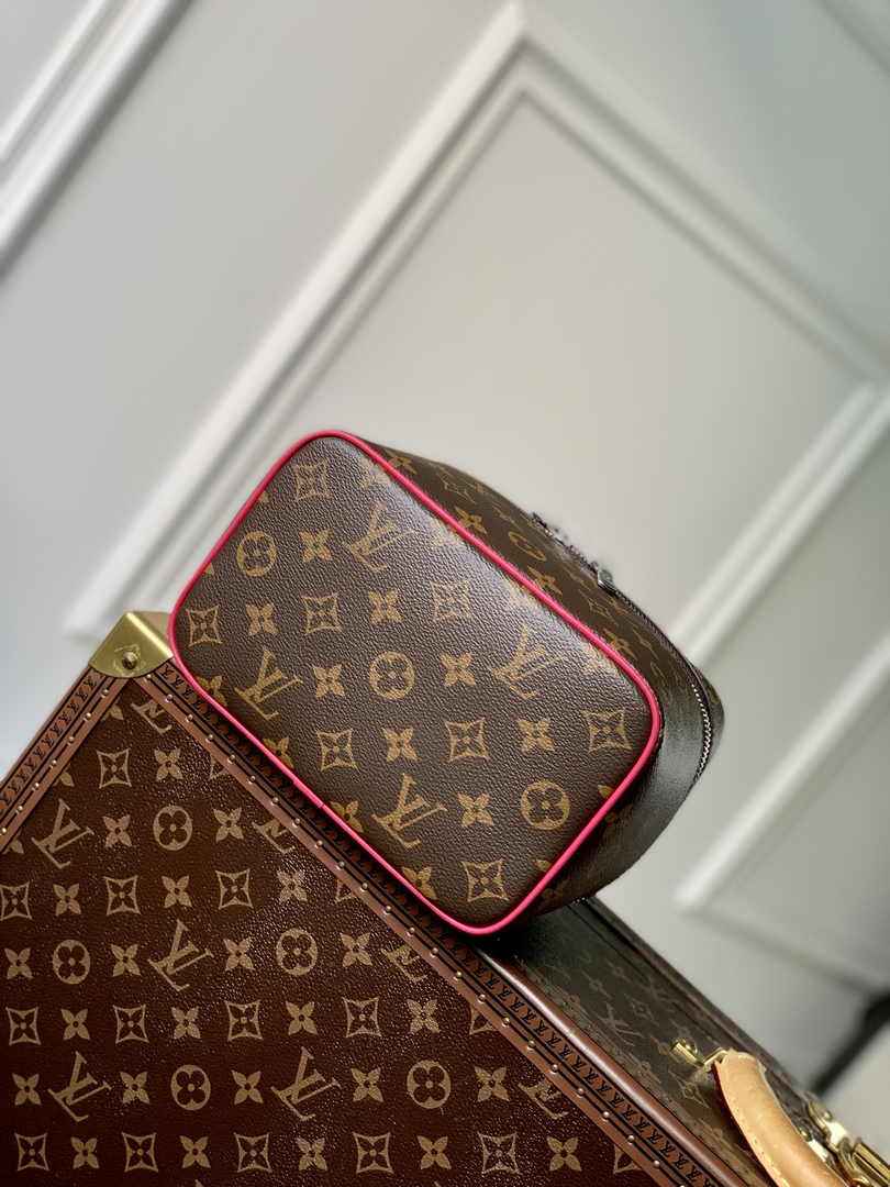 Louis Vuitton Nice Mini M46767 Monogram Canvas Plum - Default Title - View 4