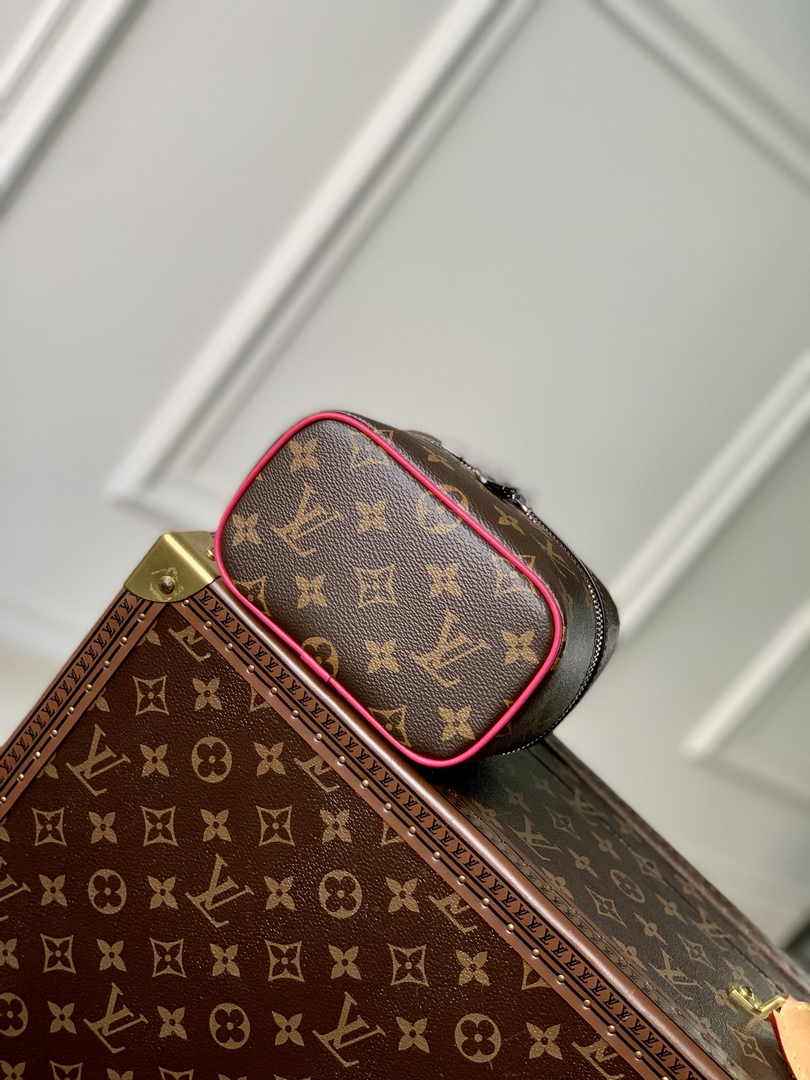 Louis Vuitton Nice Nano Toiletry Pouch M44936 Monogram Canvas Plum - Default Title - View 4