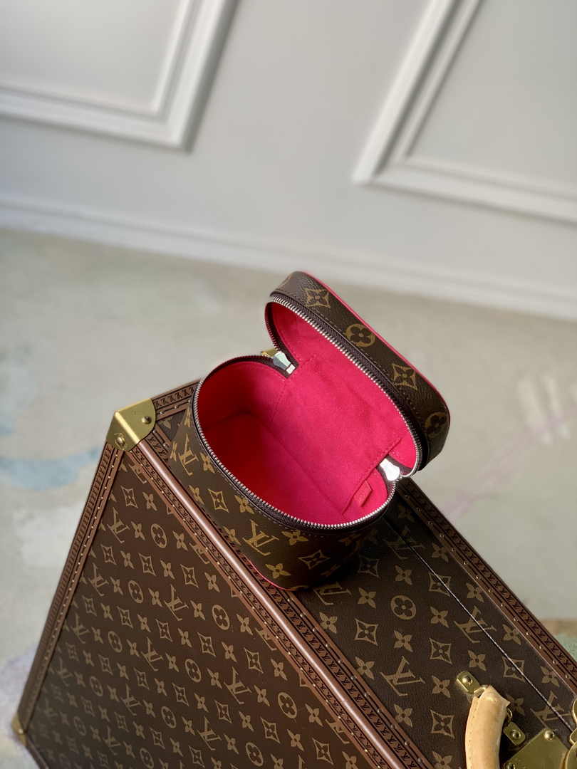 Louis Vuitton Nice Nano Toiletry Pouch M44936 Monogram Canvas Plum - Default Title - View 8