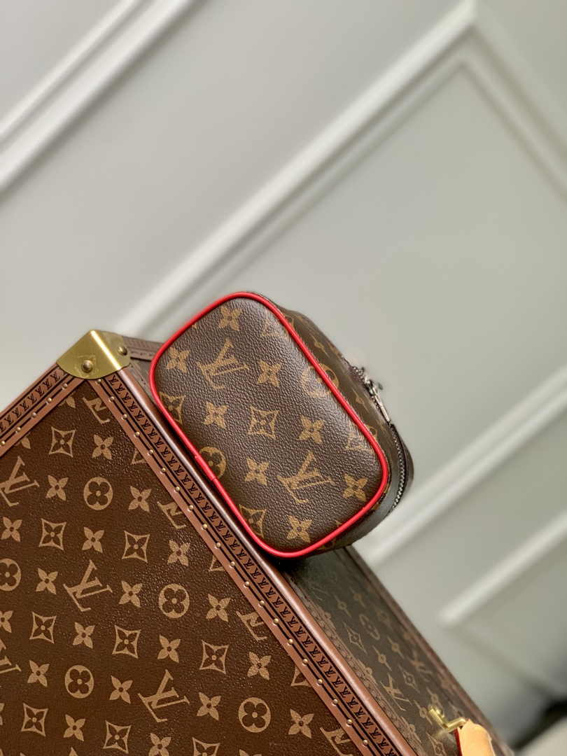 Louis Vuitton Nice Nano Toiletry Pouch M44936 Monogram Canvas Red - Default Title - View 4
