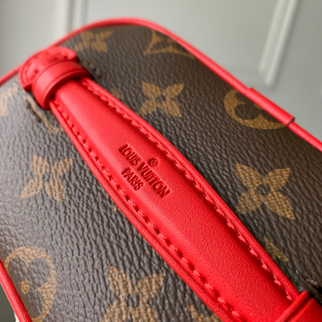 Louis Vuitton Nice Nano Toiletry Pouch M44936 Monogram Canvas Red - Default Title - View 6