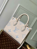 Louis Vuitton OnTheGo PM Bag M46833 Candy Blue Leather - Default Title - View 1