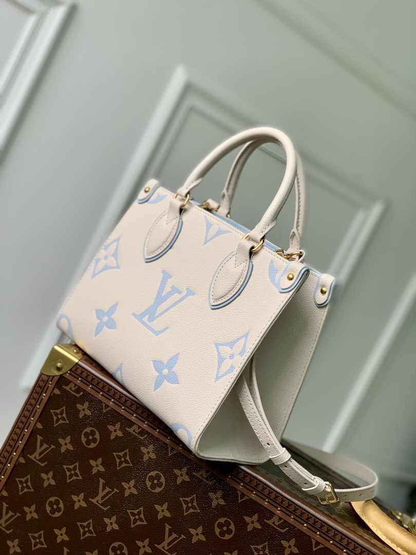 Louis Vuitton OnTheGo PM Bag M46833 Candy Blue Leather - Default Title - View 2