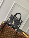 Louis Vuitton OnTheGo BB Bag M47054 Black Leather - Default Title - View 1