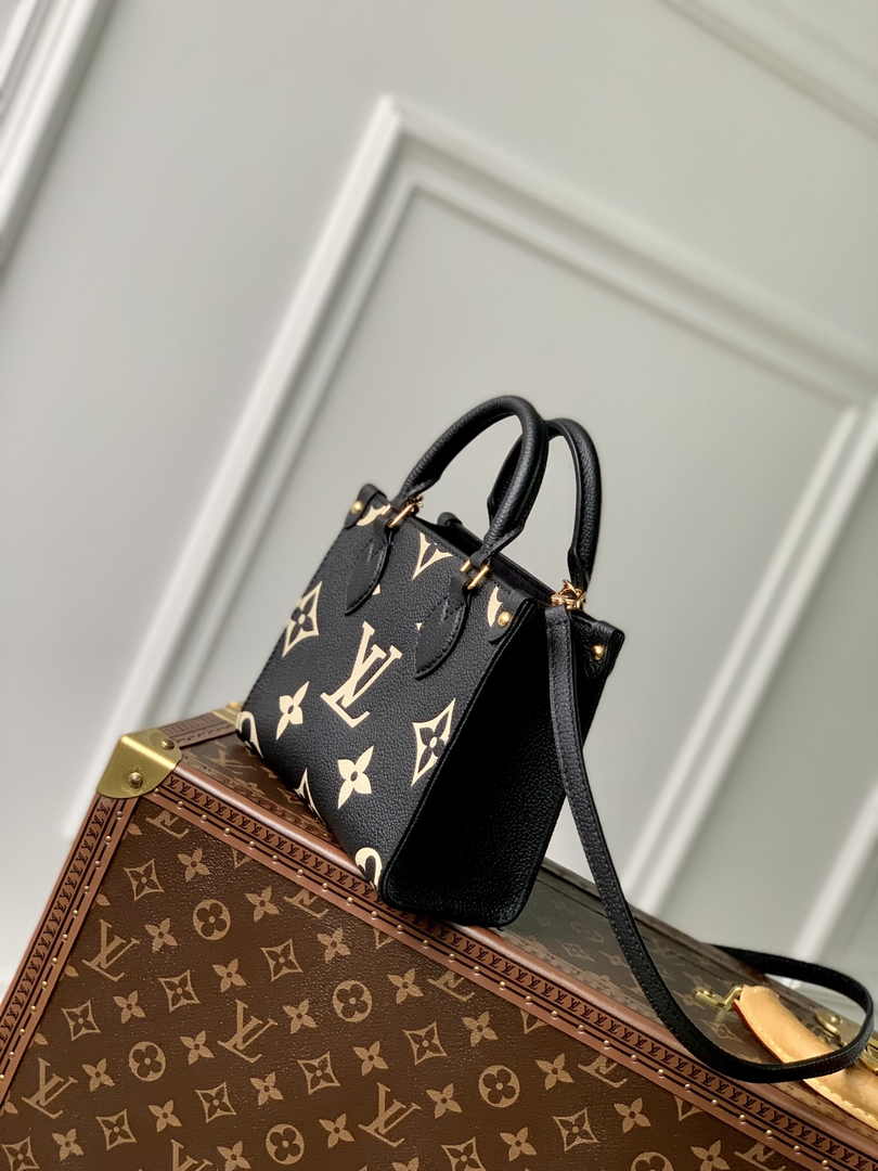 Louis Vuitton OnTheGo BB Bag M47054 Black Leather - Default Title - View 3