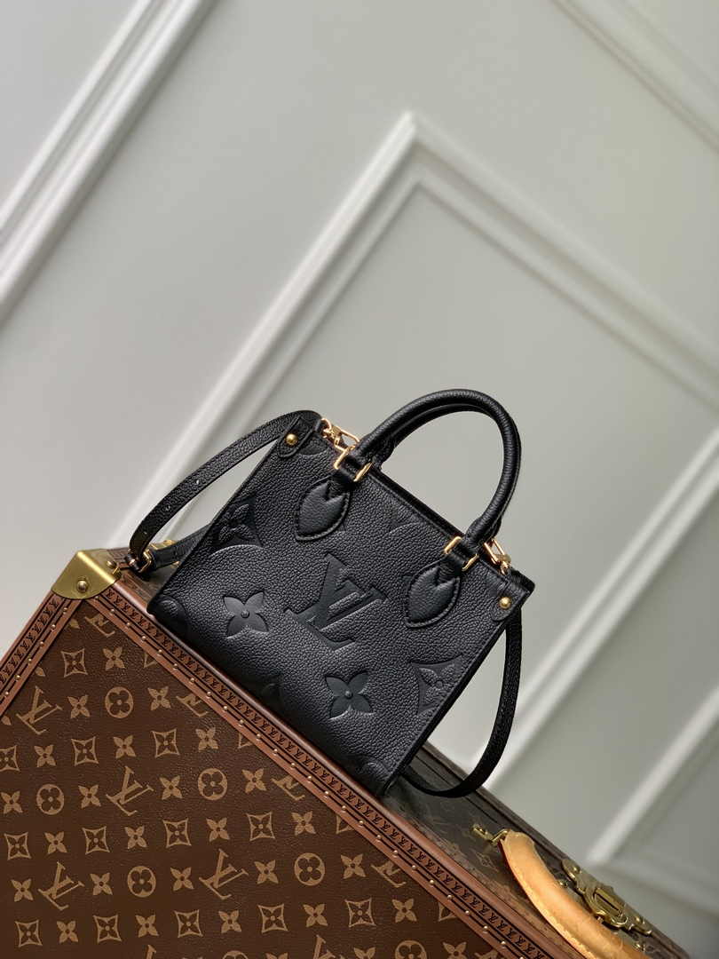 Louis Vuitton OnTheGo BB Bag M46993 Black Leather - Default Title - View 2