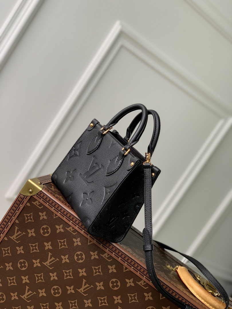 Louis Vuitton OnTheGo BB Bag M46993 Black Leather - Default Title - View 3