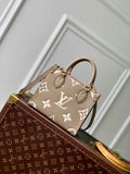 Louis Vuitton OnTheGo BB Bag M47054 Gray Leather - Default Title - View 1