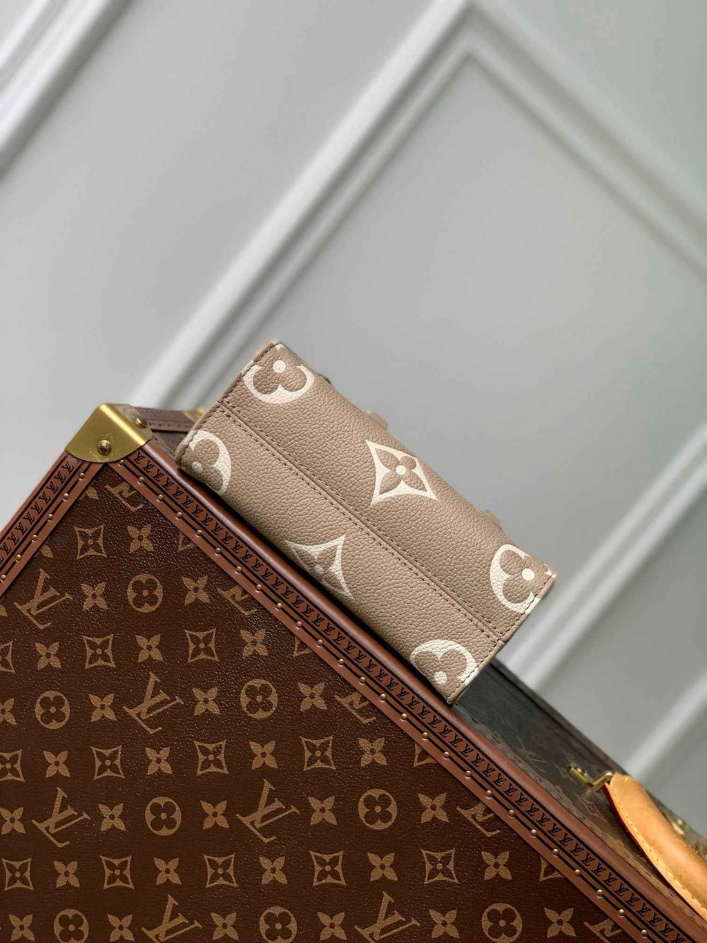 Louis Vuitton OnTheGo BB Bag M47054 Gray Leather - Default Title - View 4