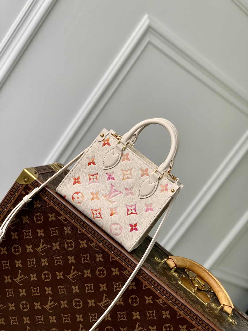 Louis Vuitton OnTheGo BB Bag M47115 Sunrise Aquarelle Leathre - Default Title - View 1