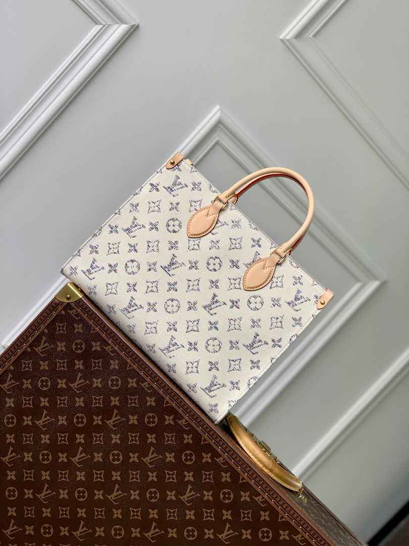 Louis Vuitton OnTheGo MM Bag M24708 Multicolor Beige - Default Title - View 2
