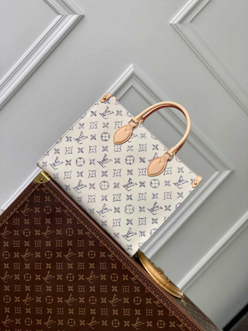Louis Vuitton OnTheGo MM Bag M24708 Multicolor Beige - Default Title - View 2