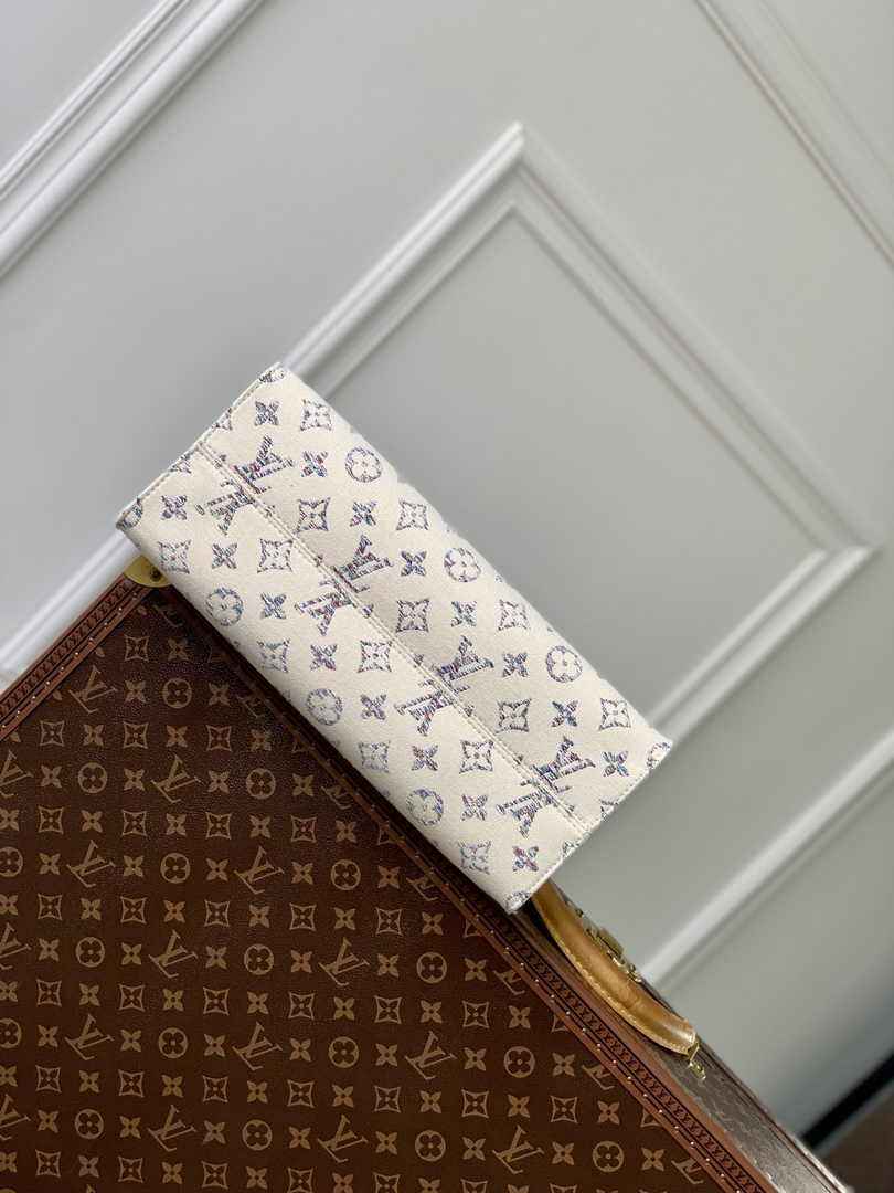 Louis Vuitton OnTheGo MM Bag M24708 Multicolor Beige - Default Title - View 3