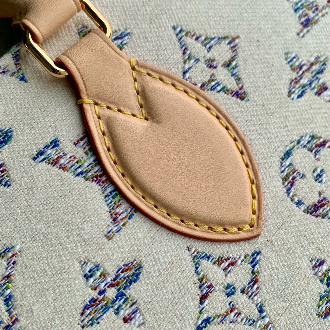 Louis Vuitton OnTheGo MM Bag M24708 Multicolor Beige - Default Title - View 5